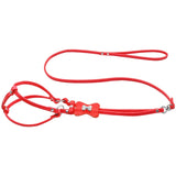 Dog Harness PU Leather Pet and Leash