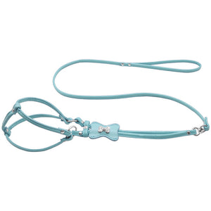 Dog Harness PU Leather Pet and Leash