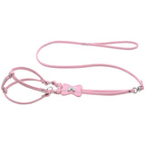 Dog Harness PU Leather Pet and Leash