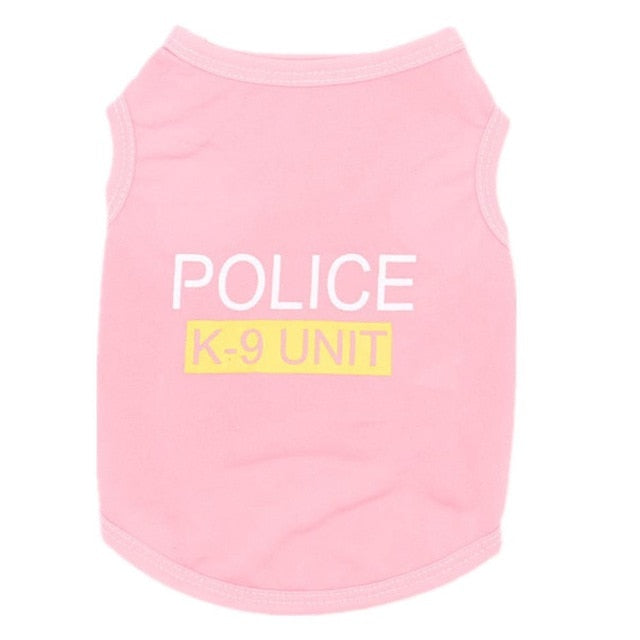 POLICE Dog Clothes