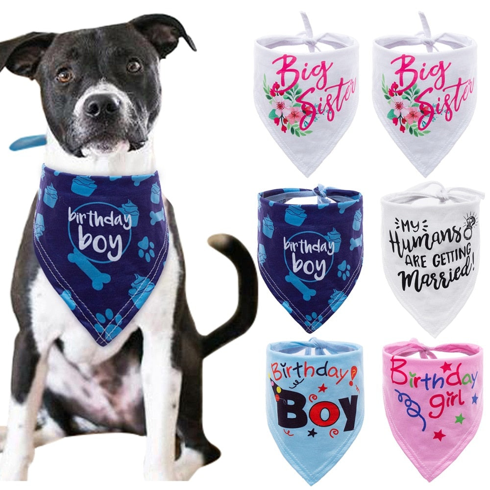 Dog Bandana Bibs