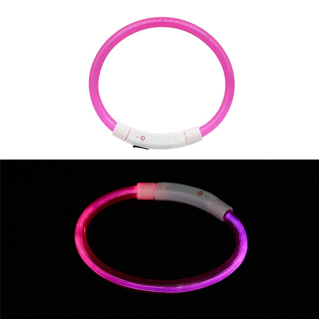 Rechargeable Flashing Night Collars