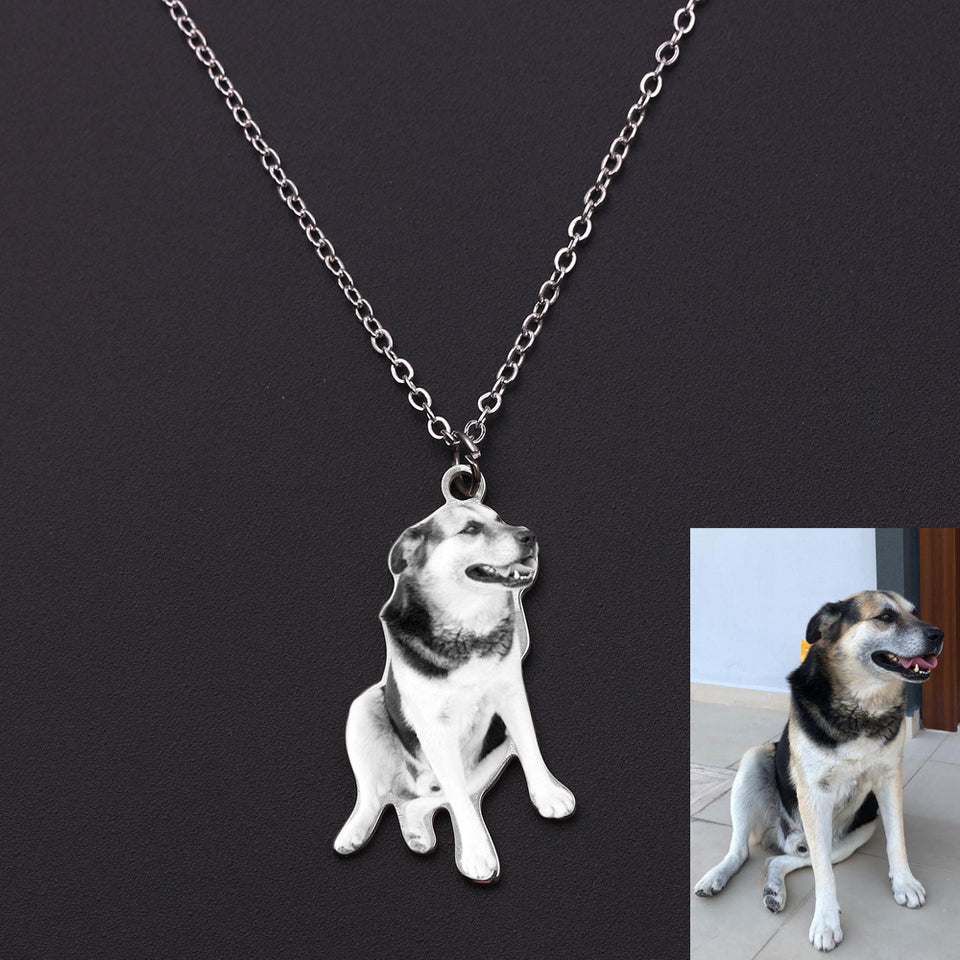 Custom Personalized Pet/Cat/Dog Photo Necklace