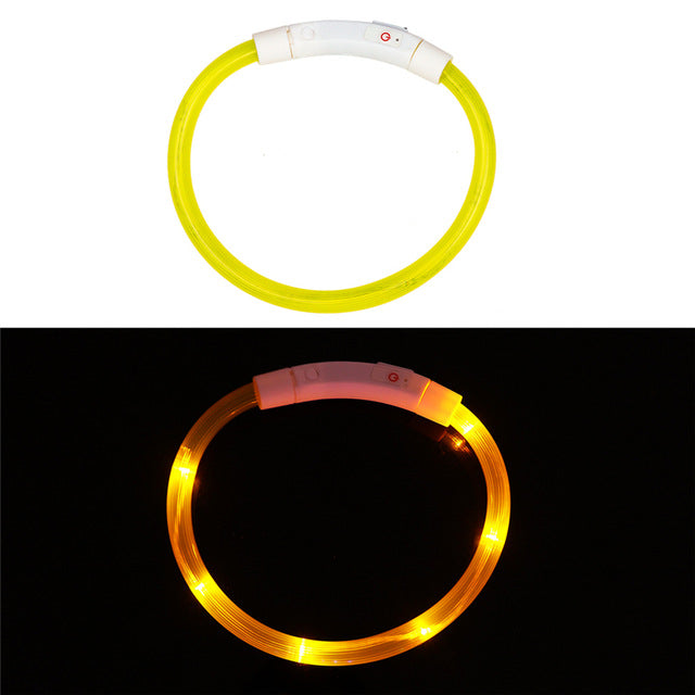 Rechargeable Flashing Night Collars